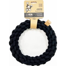 Die Grup M-Pets Coto Black Rıng 25CM Örgü Halka Oyuncak