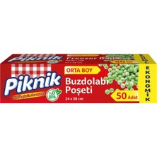 Die Grup Piknik Buzdolabı Poşeti Ort Eko, 50'li