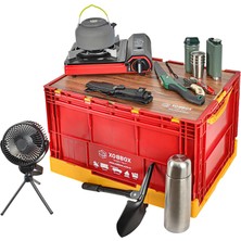 Die Grup Xobbox XF90RY / Folding Storage Box/katlanır Saklama Kutusu/fan Colors/taraftar Renkler / 90 Lt
