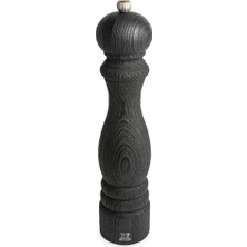 Die Grup Peugeot - Paris Nature Black Karabiber Değirmeni 30 cm + Adil Ticaret Siyah Organik Biber - Klasik Öğütme Derecesi Ayarı - Geri Dönüştürülmüş Ahşaptan Pefc Mührü ile - Siyah