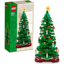Die Grup LEGO Iconic Yılbaşı Ağacı Oyuncak Yapım Seti, Koleksiyonluk Dekoratif Bir Yılbaşı Modeli, Yaratıcılığı ve Hayali Oyunları Teşvik Eder, Aileler Için Yılbaşı Temalı El Sanatları Projesi 40573