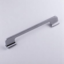 Die Grup Afra (160 mm - 16 Cm) Krom Metal Mobilya Mutfak Çekmece Dolap Dolabı Kapak Kulbu Kulpu Kulpları
