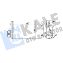 Die Grup Kale Kalorifer Radyatörü Al/mknk Renault Megane 97-99, Scenic 01-03 1.4, 1.6, 1.9, 2.0 16V - Kal 346725