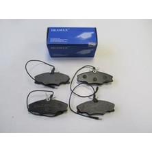Oto101 Peugeot 406- 95/04; Ön Fren Balatası (4 Kablolu) (DİSK)(129,7X52,9X18,5)(BRAMAX)