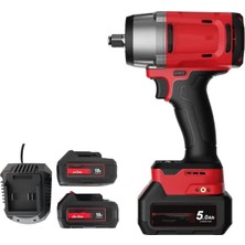 Die Grup Şarjlı Çift Akülü Darbeli Somun Sıkma 1/2 Sökme Tabanca 1180 Nm Tork Teker Bijon Söküm 18 Volt