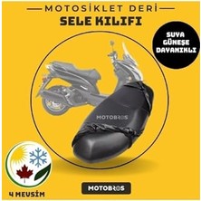 Die Grup Motosiklet Honda Cbf ile Uyumlu 150 Sele Kılıfı Deri Siyah