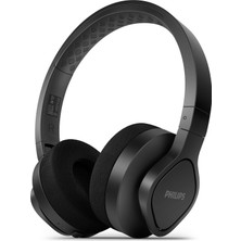 Die Grup Philips TAA4216BK/00 Kulak Üstü Spor Kulaklık Kablosuz, 40 mm Sürücü, 35 Saat Çalma Süresi, IP55 Toz/su Koruması, Soğutucu Kulak Kapakları, Yıkanabilir Kulaklık Yastıkları