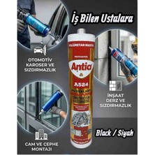 Hbnc Antia Siyah Poliüretan Silikon – 280 ml Kartuş