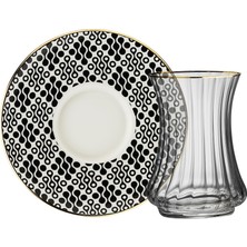 Die Grup Sandro Moreno 1453 Pastel Optik 12 Parça Altı Kişilik Çay Seti 110 ml