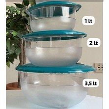 Die Grup Tupperware Kristalin Servis Seti 3lü
