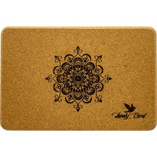 Die Grup Lovelybird Yoga Bloğu, Mantar Malzeme, Mandala Desenli, Meditasyon ve Yoga Için
