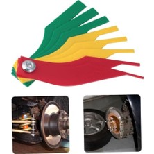 Die Grup Aee® Fren Balatası Kalınlık Ölçüm Seti 8 Parça Fren Balatası Ölçer Ölçüm Skalası Balata Kontrol Aparatı Balata Kalınlık Göstergesi Otomotiv Servis Tamir Bakım El Aleti 2-12 mm