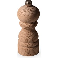 Die Grup Peugeot - Paris Nature Tuz Değirmeni, 12 Cm, Klasik Öğütme Derecesi Ayarı, Geri Dönüştürülmüş Ahşap, Pefc Damgalı, Fransız Bilgi Birikimi, Doğal Renkler