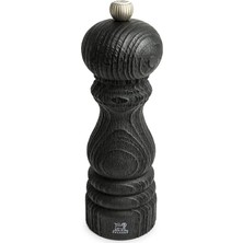 Die Grup Peugeot - Paris Nature Black Tuz Değirmeni, 18 Cm, Klasik Öğütme Derecesi Ayarı, Geri Dönüştürülmüş Ahşap, Pefc Damgalı, Fransız Bilgi Birikimi, Siyah