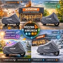 Die Grup Su Geçirmez Motosiklet Brandası - Uyumlu Araçlar Için Gri