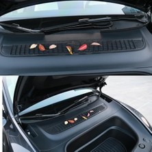 Die Grup Tesla Model Y Juniper (2025+) Uyumlu Ön Cam Altı Klima Giriş Koruma Izgarası - Yaprak ve Çöp Engelleyici Filtre