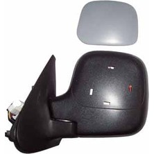 Oto101 Peugeot Partner- 03/09; Kapı Aynası Sol Elektrikli/ısıtmalı Gri Kapaklı 5fişli (Tw)