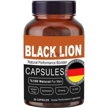 Sh Ticaret Black Lıon Capsule Erkek Performans 20CAPS