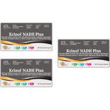 Krinol Nadh Plus - Krill Yağı - Nadh - Koenzim - Q10 - Glutatyon - Resveratrol - Safran x 3 Kutu