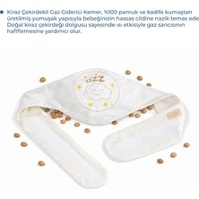 Sungur's Store Ekru Kiraz Çekirdekli Kemer, Uzun Süre Isı Koruma Özelliği ile Bebekler Için