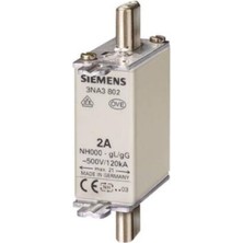 Siemens 3NA3801 Nh Bıçaklı Sigorta Buşonu Boy 000 6 A