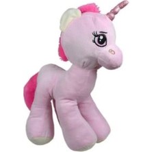 Muzip Store Unicorn Boynuzlu At Pembe 45CM