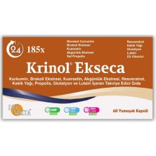 Krinol Ekseca - Novasol Curcumin, Brokoli, Kuersetin, Akgünlük, Propolis, Resveratrol - 1 Kutu