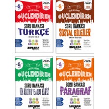 Ankara Yayıncılık Ankara Yayınları 6. Sınıf Türkçe + Sosyal Bilgiler + Paragraf + Din Kültürü Güçlendiren Soru Bankası