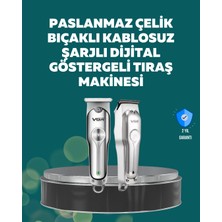 Teknoparkx Profesyonel Saç ve Sakal Kesme Makinesi – Şarjlı, Sessiz Motor, Ayarlanabilir Tarak - Lisinya