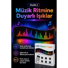 Marsilyan™- Çok Fonksiyonlu LED Matrix Panel Kayan Yazı Tabelası Saat Tarih ve Metin Destekli