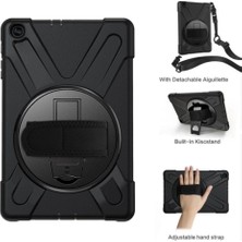Marsilyan™- Samsung Galaxy T510 Tab A 10.1 Kılıf Amazing Tablet Kapak - Siyah