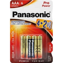 Panasonic 4+2 Alkalin Pro Power Ince Pil 1 Adet