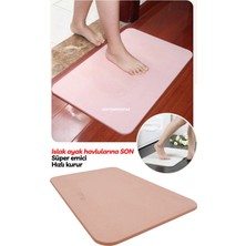 Enc Sihirli Su Emici Mavi , Pembe Renk Diatom Banyo Paspas Diatomite Su Çeken Suyadoymayanpaspas