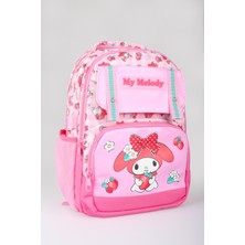 x Dekomus Lisanslı My Melody Yeni Sezon Sweet Berry Collection Büyük Boy Okul Çantası