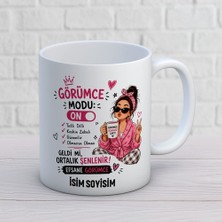 AJANS427 Kişiye Özel Görümce Tasarımlı Görümce Modu On Yazılı Isimli Seramik Kupa