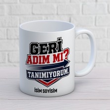 AJANS450 Kişiye Özel Şoför Tasarımlı Kaptan Benim Yazılı Isimli Seramik Kupa Bardak