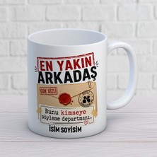 AJANS371 Kişiye Özel Çocukluk Arkadaşı Tasarımlı Eski Sırlar Yeni Kahkahalar Seramik Kupa