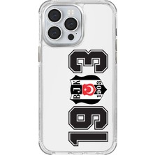 Lisanslı Beşiktaş Iphone 15 Pro Max 1903 Şeffaf Telefon Kılıfı "Dekomus Cep Defteri Hediyeli"