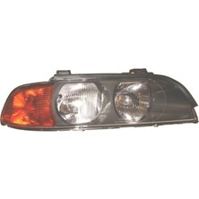 Oto101 Bmw 5 Serı- E39- 96/00; Far Lambası Sağ Elektrikli Sarı Sinyalli H7/hb3 (Tyc)