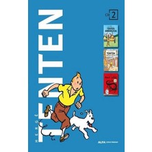 Alfa Yayınları Tenten Cilt 2 - Üç Kitap Bir Arada (Ciltli - Kutulu)