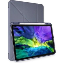 Marsilyan™- Apple Ipad Air 4 10.9 Kılıf Kalemlikli Mars Tablet Kılıfı - Lavender