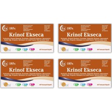 Krinol Ekseca - Novasol Curcumin, Brokoli, Kuersetin, Akgünlük, Propolis, Resveratrol - 4 Kutu