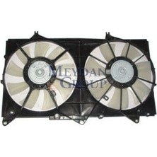 Oto101 Toyota Camry- 01/04; Radyatör ve Klima Fan Davlumbazı Çiftli Komple (9+7 Kanat)