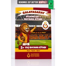 Lisanslı Galatasaray Efsaneler +5 Yaş Boyama Kitabı