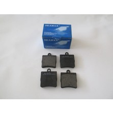 Oto101 Mercedes E Class- W210- 00/02; Arka Fren Balatası (KABLOSUZ)(DİSK)(63,7X72.6X14,2) (Bramax)