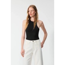 Vatkalı Halter yaka bodysuit