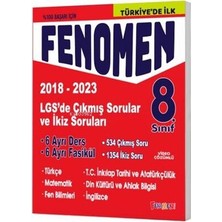 Belirtilmemiş Fenomen 8 Lgs Çıkmış Sorular ve Ikiz Soruları Seti (6 Kitap) (2018-2023)