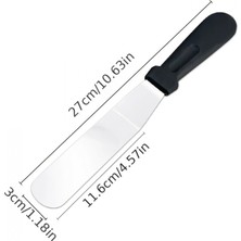 Marsilyan™- Paslanmaz Çelik L Tipi Pastacı Spatulası