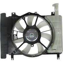 Oto101 Toyota Yarıs- 06/09; Radyatör Fan Davlumbazı Komple(Benzinli)(Su Depolu)(7kanat)(1nzf Motor Otom