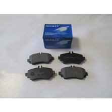 Oto101 Mercedes A Class- W168- 98/04; Ön Fren Balatası (KABLOSUZ)(DİSK)(116,43X57,55X16,85)(BRAMAX)